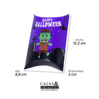 Caja Ecológica tipo Cojín 12.2x8.8x3 cm Frankenstein