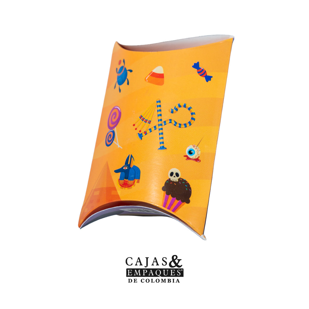 Caja ecológica tipo cojín 12.2x8.8x3 cm Momia