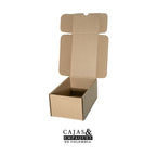 Caja ecológica plegadiza 13x19.6x9 cm micro-corrugado