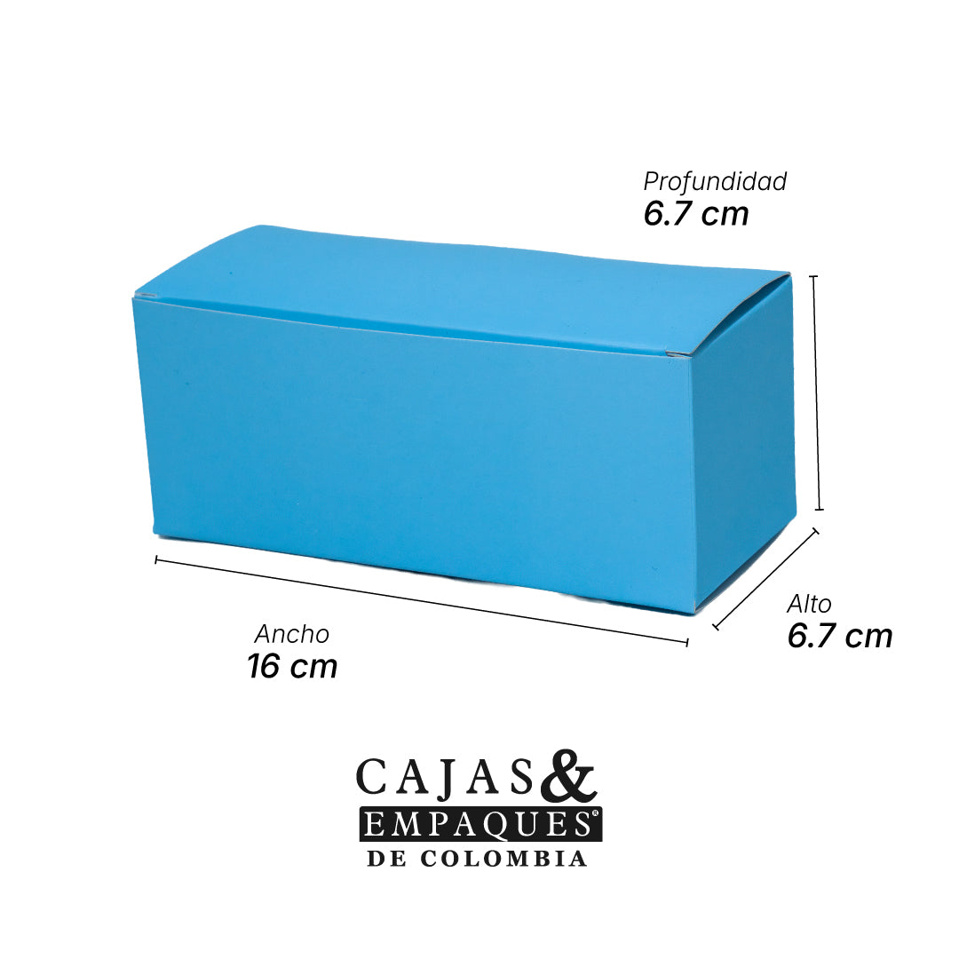 Eco-friendly box with black glossy 10x10x4 cm slip lid