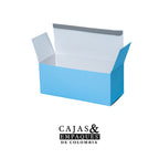 Eco-friendly box with black glossy 10x10x4 cm slip lid