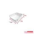 Bandeja ecológica 11x11x6 cm blanco Cajas y Empaques de Colombia