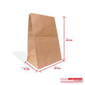 Bolsa ecológica 30x17x43 cm # 60 café Cajas y Empaques de Colombia