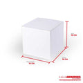 Caja ecológica tipo cubo 10x10x10 cm Blanco Cajas y Empaques de Colombia