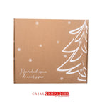 Caja ecológica plegadiza 30x26x11cm navidad árbol Cajas y Empaques de Colombia