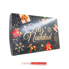 -Caja ecológica tapa y base 27x18x4 cm navidad verde Cajas y Empaques de Colombia