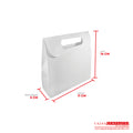 Caja ecológica tipo cartera 11x5x14 cm blanco Cajas y Empaques de Colombia