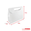 Caja ecológica tipo cartera 16x5x14 cm blanco Cajas y Empaques de Colombia