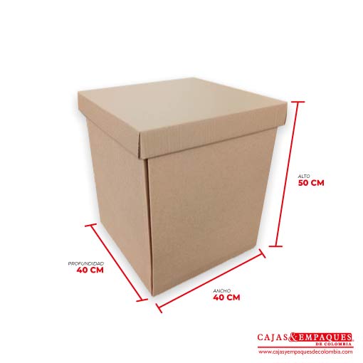 Caja ecológica de embalaje tipo sorpresa 40x40x50 cm Cajas y Empaques de Colombia