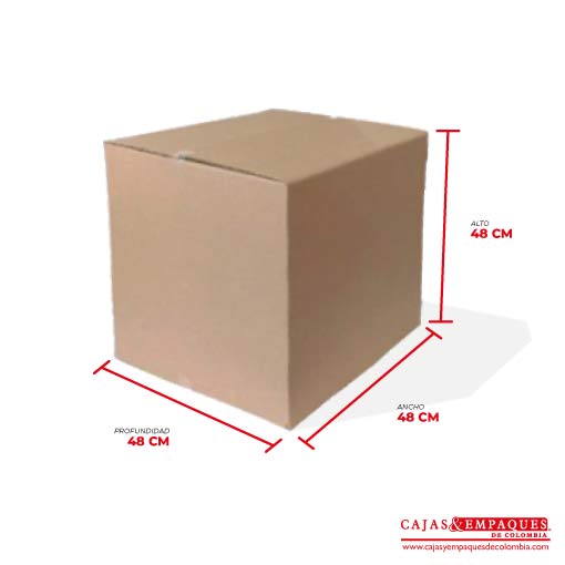 Caja ecológica de embalaje 48x48x48 cm Cajas y Empaques de Colombia