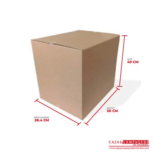 Caja ecológica de embalaje 50x38.4x49 cm Cajas y Empaques de Colombia