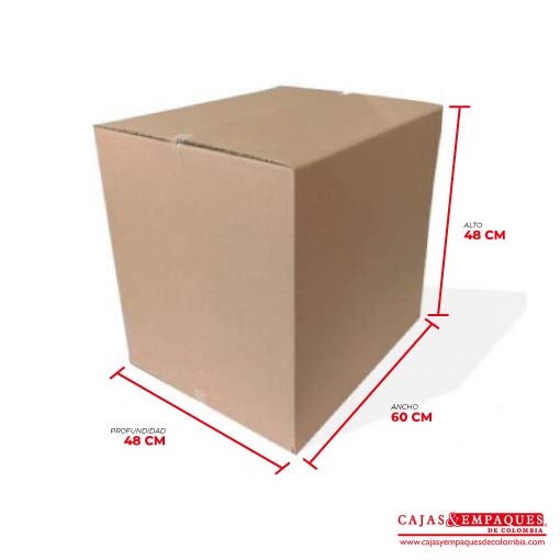 Caja ecológica de embalaje 60x48x48 cm Cajas y Empaques de Colombia