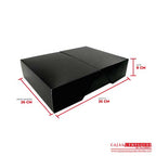 Caja ecológica funda tipo mesa desayuno 35x26x8 cm negra Cajas y Empaques de Colombia