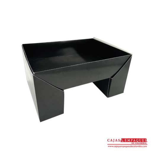 Caja ecológica funda tipo mesa desayuno 35x26x8 cm negra Cajas y Empaques de Colombia