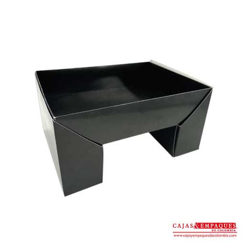 Caja ecológica funda tipo mesa desayuno 35x26x8 cm negra Cajas y Empaques de Colombia