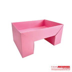 Caja ecológica funda tipo mesa desayuno 35x26x8 cm rosado Cajas y Empaques de Colombia