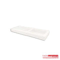 Caja ecológica base y funda con ventana 23x13x2.7 cm blanco Cajas y Empaques de Colombia