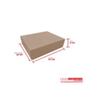 Caja ecológica base y funda 24x20x6 cm café Cajas y Empaques de Colombia