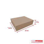 Caja ecológica base y funda 24x20x6 cm café Cajas y Empaques de Colombia