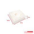 Caja ecológica base y funda 24x20x6 cm blanco feliz día Cajas y Empaques de Colombia