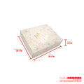 Caja ecológica base y funda 24x20x6 cm crema feliz día Cajas y Empaques de Colombia