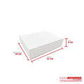 Caja ecológica base y funda 24x20x6 cm blanco Cajas y Empaques de Colombia