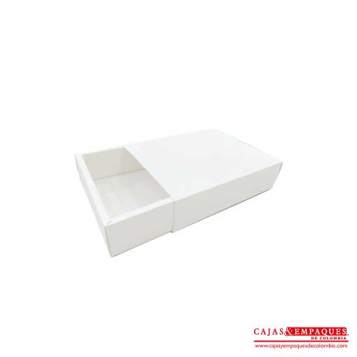 Caja ecológica base y funda 24x20x6 cm blanco Cajas y Empaques de Colombia