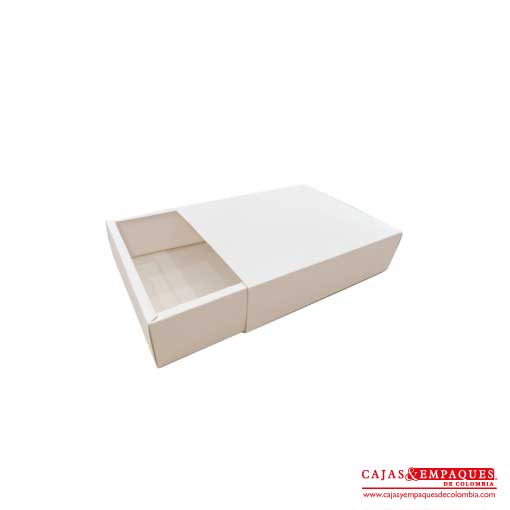 Caja ecológica base y funda 24x20x6 cm crema Cajas y Empaques de Colombia