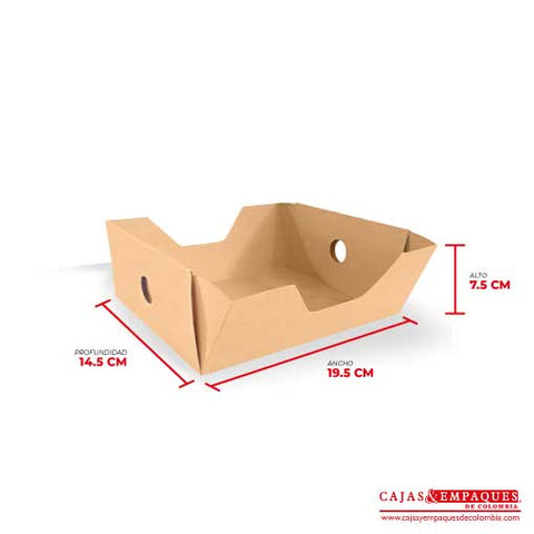 Caja Funda Deslizable con Bandeja 30x15x9 cm café Cajas y Empaques de Colombia