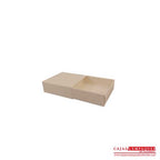 Caja ecológica base y funda 9x9x3 cm café Cajas y Empaques de Colombia