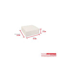 Caja ecológica base y funda 9x9x3 cm crema Cajas y Empaques de Colombia