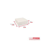 Caja ecológica base y funda 9x9x3 cm crema Cajas y Empaques de Colombia