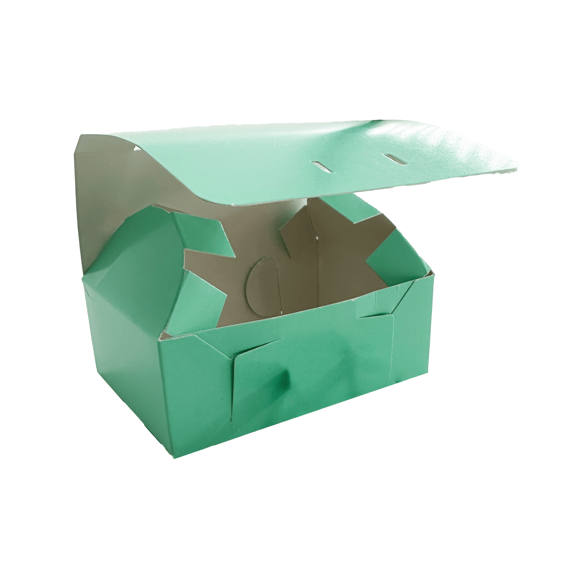 Caja ecológica plegadiza para mug verde 12,2x8,5x8,6 cm Cajas y Empaques de Colombia