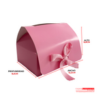 Caja ecológica plegadiza para mug rosada 12,2x8,5x8,6 cm Cajas y Empaques de Colombia