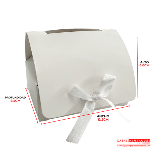Caja ecológica plegadiza para mug blanco 12,2x8,5x8,6 cm Cajas y Empaques de Colombia