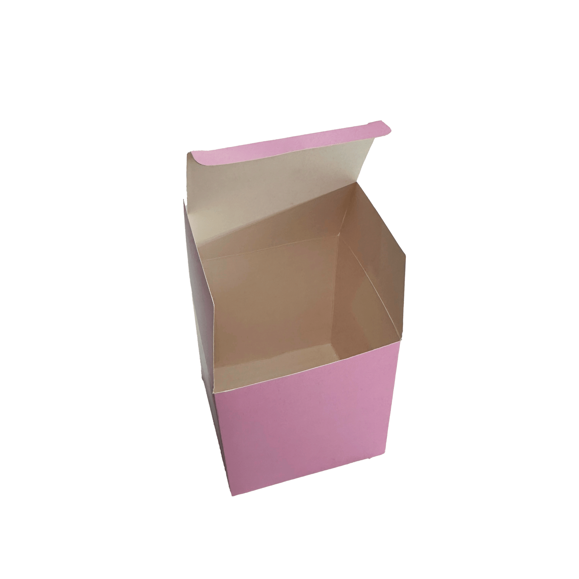 Caja ecológica tipo cubo 10x10x10 cm Lila Cajas y Empaques de Colombia
