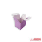 Caja ecológica tipo maletín 11.3x9.7x9 cm morado Cajas y Empaques de Colombia