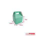 Caja ecológica tipo maletín 11.3x9.7x9 cm verde Cajas y Empaques de Colombia