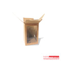Caja ecológica tipo maletín con ventana 12x12x19 cm café Cajas y Empaques de Colombia
