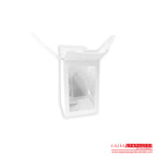 Caja ecológica tipo maletín con ventana 12x12x19 cm blanco Cajas y Empaques de Colombia