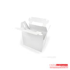 Caja ecológica tipo maletín 14.5x9.7x10 cm blanco Cajas y Empaques de Colombia