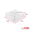 Caja ecológica tipo maletín 27x27x12 blanco Cajas y Empaques de Colombia