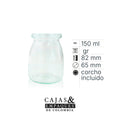 Envase de vidrio pudín - 150 ml