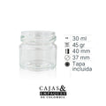 Envase de vidrio 30 mb cc