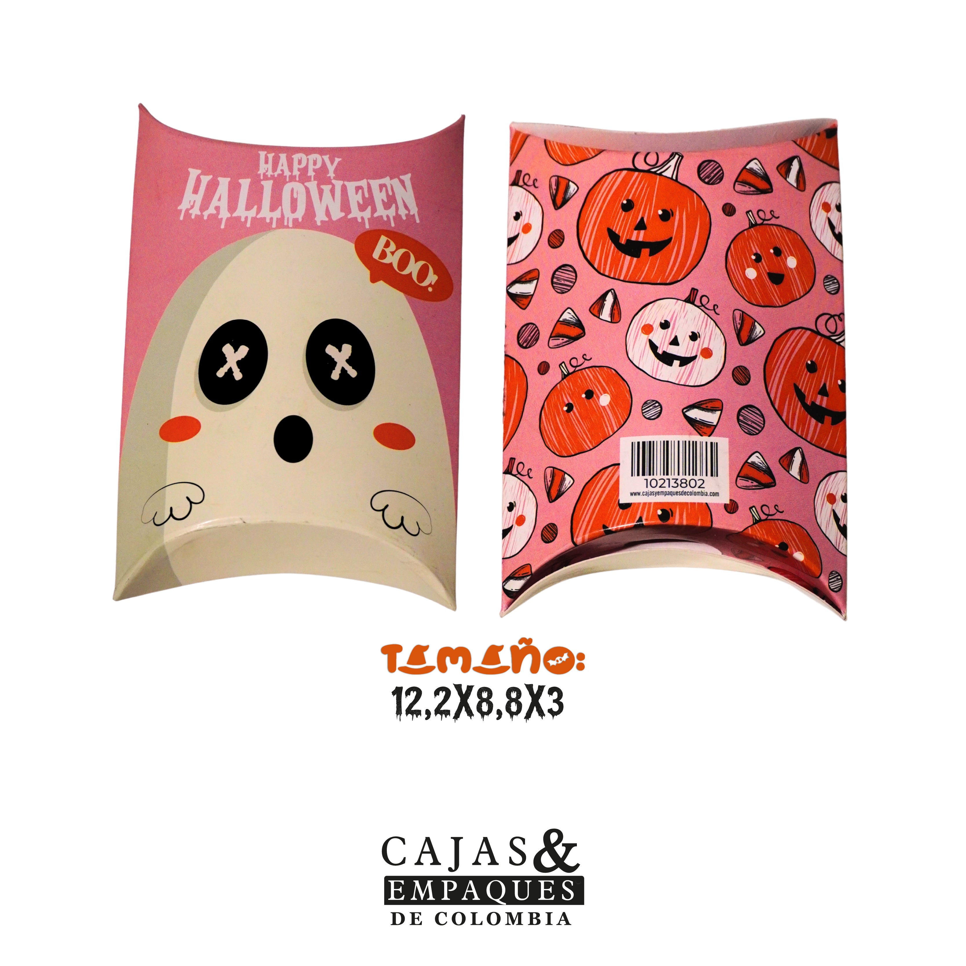 Eco-Friendly Pillow Box 12.6x8.8x3 cm Little Ghost