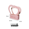 Foldable Eco-Friendly Box 20x8x9 cm Heart For You Pink