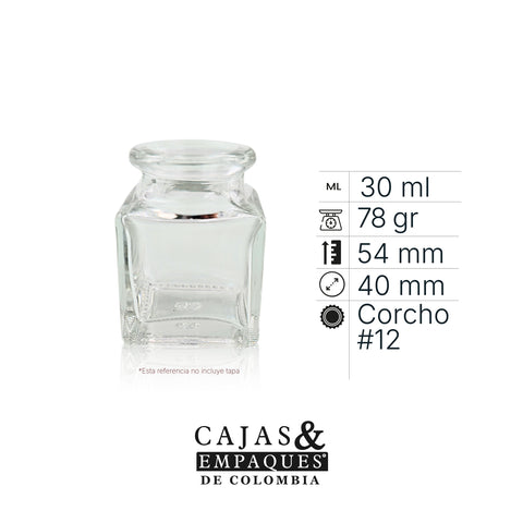 Envase de vidrio 9503 - 30 ml