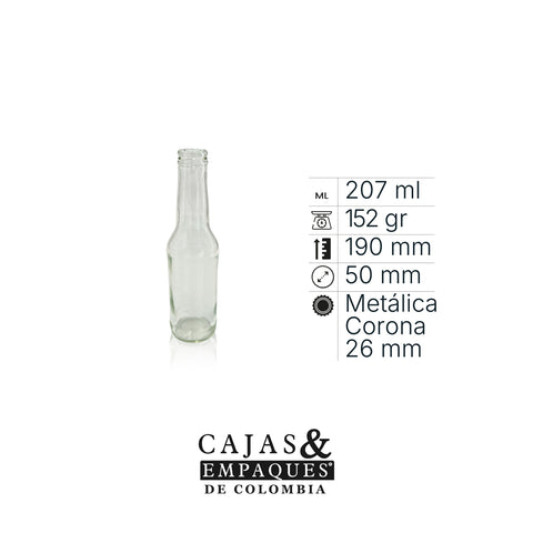 Envase de vidrio 4067 - 207 ml