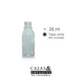 Envase de vidrio 8377 - 26 ml claro
