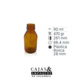 Envase vidrio 2373 - 90 ml